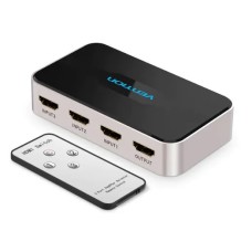 Vention AFFH0 3 in 1 4K HDMI Switcher with IR Remote Control